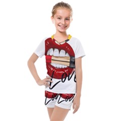 Adobe Express 20220717 1721280 9235749027681339 Fashion-printed-clothing-accessories (1) Kids  Mesh T-shirt And Shorts Set