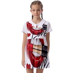 Adobe Express 20220717 1721280 9235749027681339 Fashion-printed-clothing-accessories (1) Kids  Asymmetric Collar Dress