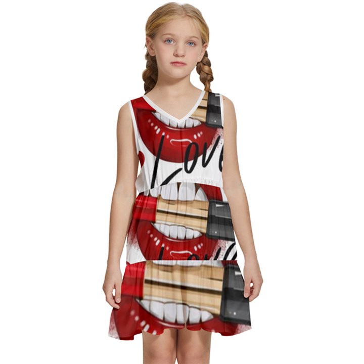 Adobe Express 20220717 1721280 9235749027681339 Fashion-printed-clothing-accessories (1) Kids  Sleeveless Tiered Mini Dress