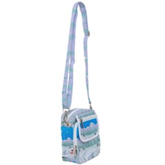 Snowman Orest Snowflakes Shoulder Strap Belt Bag by Hannah976