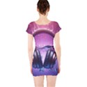 Headphones Sound Audio Music Radio Short Sleeve Bodycon Dress View2