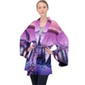 Headphones Sound Audio Music Radio Long Sleeve Velvet Kimono  View1