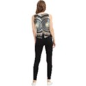 Spiral Staircase Stairs Stairwell V-Neck Cropped Tank Top View2