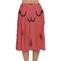 Watermelon Lock Love Velvet Flared Midi Skirt View2