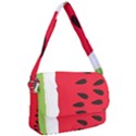 Watermelon Black Green Melon Red Courier Bag View1