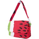 Watermelon Black Green Melon Red Courier Bag View2