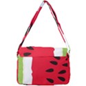 Watermelon Black Green Melon Red Courier Bag View3