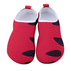 Watermelon Black Green Melon Red Women s Sock-style Water Shoes by Cemarart