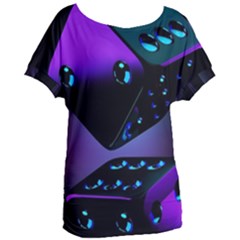 3d Love Ludo Game Women s Oversized T-shirt by Cemarart