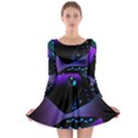 3d Love Ludo Game Long Sleeve Skater Dress View1