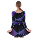 3d Love Ludo Game Long Sleeve Skater Dress View2