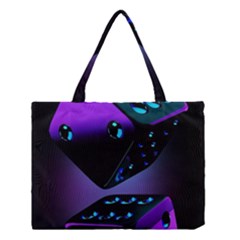 3d Love Ludo Game Medium Tote Bag by Cemarart