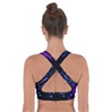 3d Love Ludo Game Cross Back Sports Bra View2