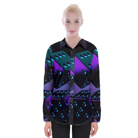 3d Love Ludo Game Womens Long Sleeve Shirt by Cemarart