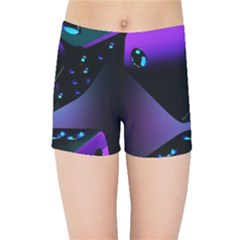 3d Love Ludo Game Kids  Sports Shorts by Cemarart