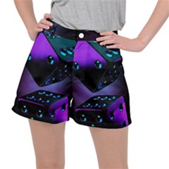 3d Love Ludo Game Women s Ripstop Shorts