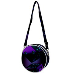 3d Love Ludo Game Crossbody Circle Bag by Cemarart