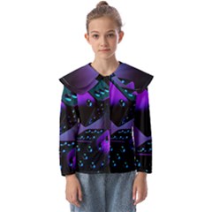 3d Love Ludo Game Kids  Peter Pan Collar Blouse by Cemarart