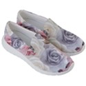 Pastel Rose Flower Blue Pink White Women s Lightweight Slip Ons View3