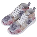 Pastel Rose Flower Blue Pink White Women s Lightweight High Top Sneakers View2