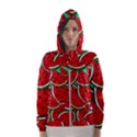 Summer Watermelon Fruit Women s Hooded Windbreaker View1