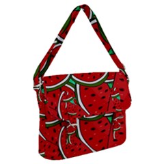 Summer Watermelon Fruit Buckle Messenger Bag by Cemarart