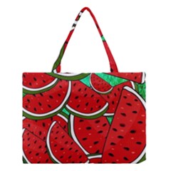 Summer Watermelon Fruit Medium Tote Bag by Cemarart