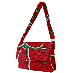 Summer Watermelon Fruit Full Print Messenger Bag (s) by Cemarart