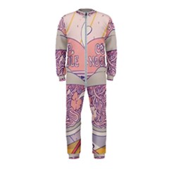 Ramen Kawaii Aesthetic Pink Onepiece Jumpsuit (kids) by Cemarart