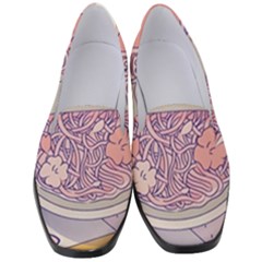 Ramen Kawaii Aesthetic Pink Women s Classic Loafer Heels by Cemarart