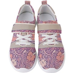 Ramen Kawaii Aesthetic Pink Men s Velcro Strap Shoes by Cemarart