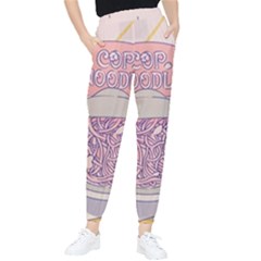 Ramen Kawaii Aesthetic Pink Women s Tapered Pants by Cemarart