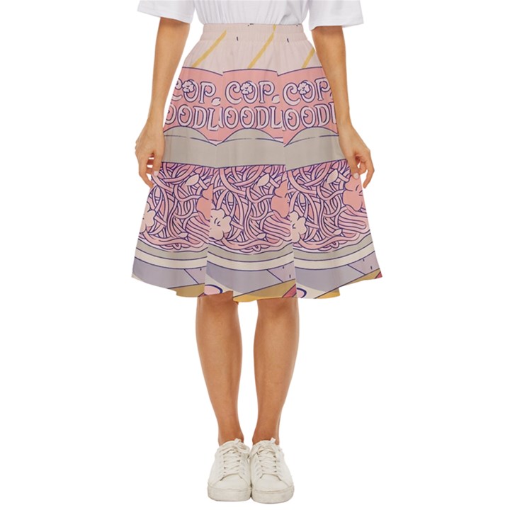 Ramen Kawaii Aesthetic Pink Classic Short Skirt