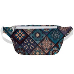 Flower Texture Background Colorful Pattern Waist Bag 