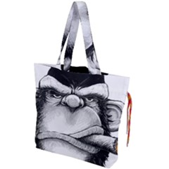 Png Huod Drawstring Tote Bag by saad11