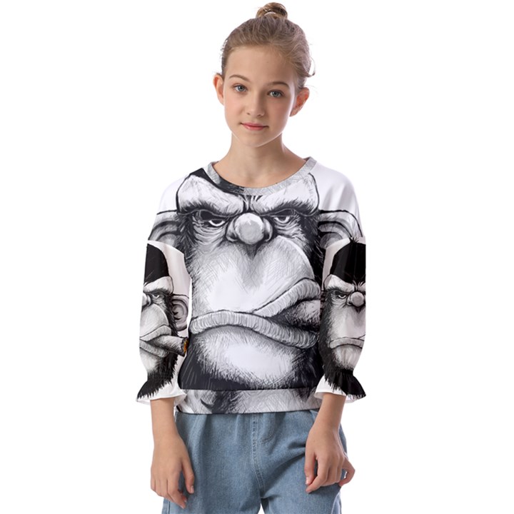 Png huod Kids  Cuff Sleeve Top