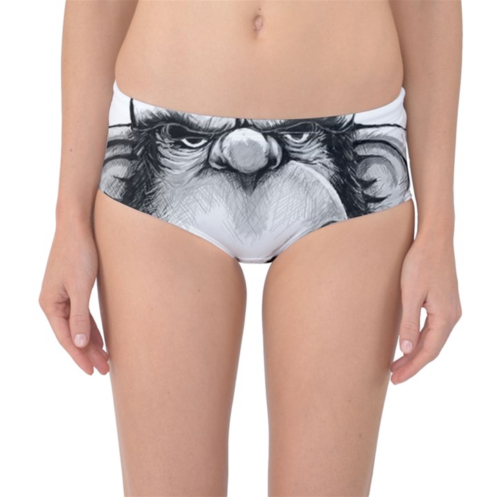 Png huod Mid-Waist Bikini Bottoms