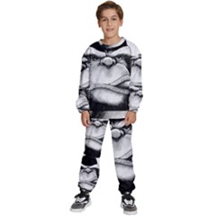 Png Huod Kids  Sweatshirt Set by saad11