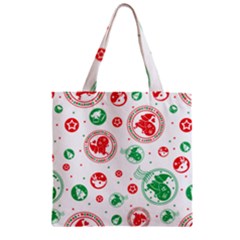 Christmas-texture-mapping-pattern-christmas-pattern-1bb24435f024a2a0b338c323e4cb4c29 Zipper Grocery Tote Bag by saad11