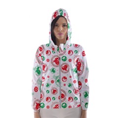 Christmas-texture-mapping-pattern-christmas-pattern-1bb24435f024a2a0b338c323e4cb4c29 Women s Hooded Windbreaker by saad11