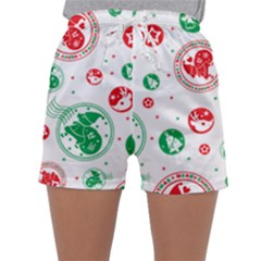 Christmas-texture-mapping-pattern-christmas-pattern-1bb24435f024a2a0b338c323e4cb4c29 Sleepwear Shorts by saad11