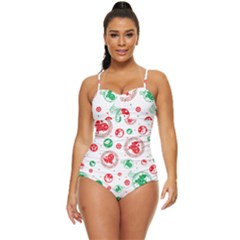 Christmas-texture-mapping-pattern-christmas-pattern-1bb24435f024a2a0b338c323e4cb4c29 Retro Full Coverage Swimsuit by saad11