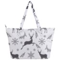 Gray-christmas-element-background-f4f0c9d44b5bbf0cb59e1f7f8d159344 Full Print Shoulder Bag View2