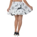 Gray-christmas-element-background-f4f0c9d44b5bbf0cb59e1f7f8d159344 Velvet Skater Skirt View2