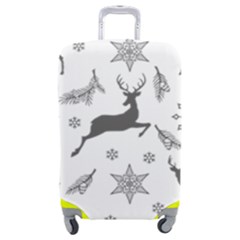 Gray-christmas-element-background-f4f0c9d44b5bbf0cb59e1f7f8d159344 Luggage Cover (medium) by saad11