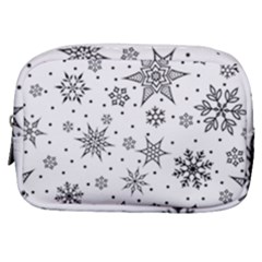 Snowflake-icon-vector-christmas-seamless-background-531ed32d02319f9f1bce1dc6587194eb Make Up Pouch (small) by saad11