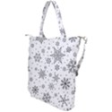 Snowflake-icon-vector-christmas-seamless-background-531ed32d02319f9f1bce1dc6587194eb Shoulder Tote Bag View2