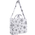 Snowflake-icon-vector-christmas-seamless-background-531ed32d02319f9f1bce1dc6587194eb Square Shoulder Tote Bag View2