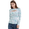 Cartoon-stars-pictures-basemap-ae0c014bb4b03de3e34b4954f53b07a1 Women s Cut Out Long Sleeve T-Shirt View2