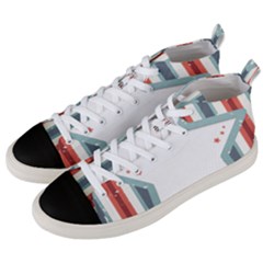 Star-decorative-embellishment-6aa070a89baeccaaaca156bbe13c325f Men s Mid-top Canvas Sneakers